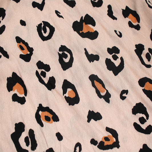 P-1859-636-TAUPE-GOLD PRINTED CREPON 100% RAYON CREPON