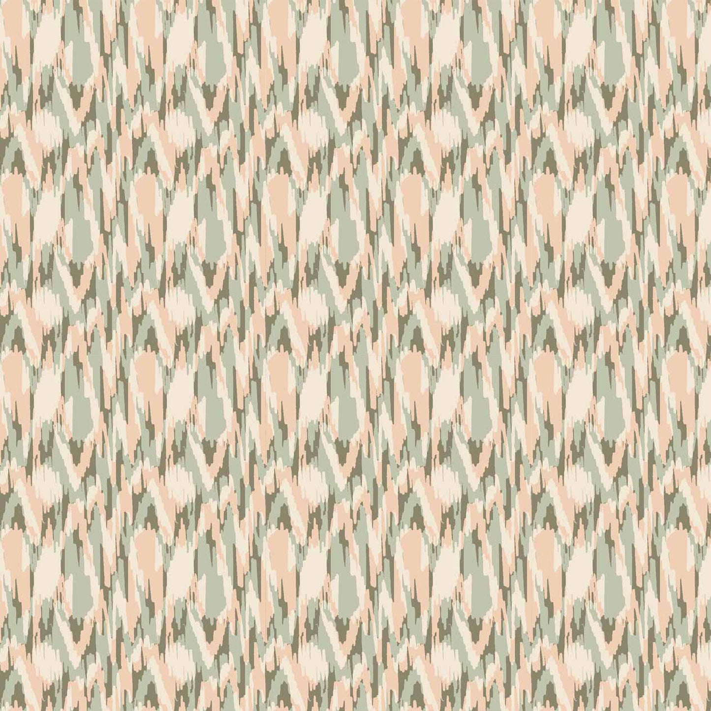 P-1864-636-SAGE-PEACH - PRINTED CREPON 100% RAYON CREPON