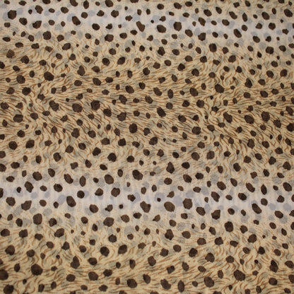 P-1867-453-GOLD-BROWN - PRINTED POLY POWER MESH 92%POLY 8%SPANDEX