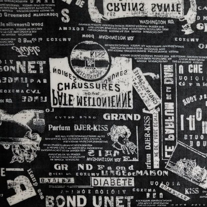 P-1879-453-BLACK-OFF-WHITE - PRINTED POLY POWER MESH 92%POLY 8%SPANDEX