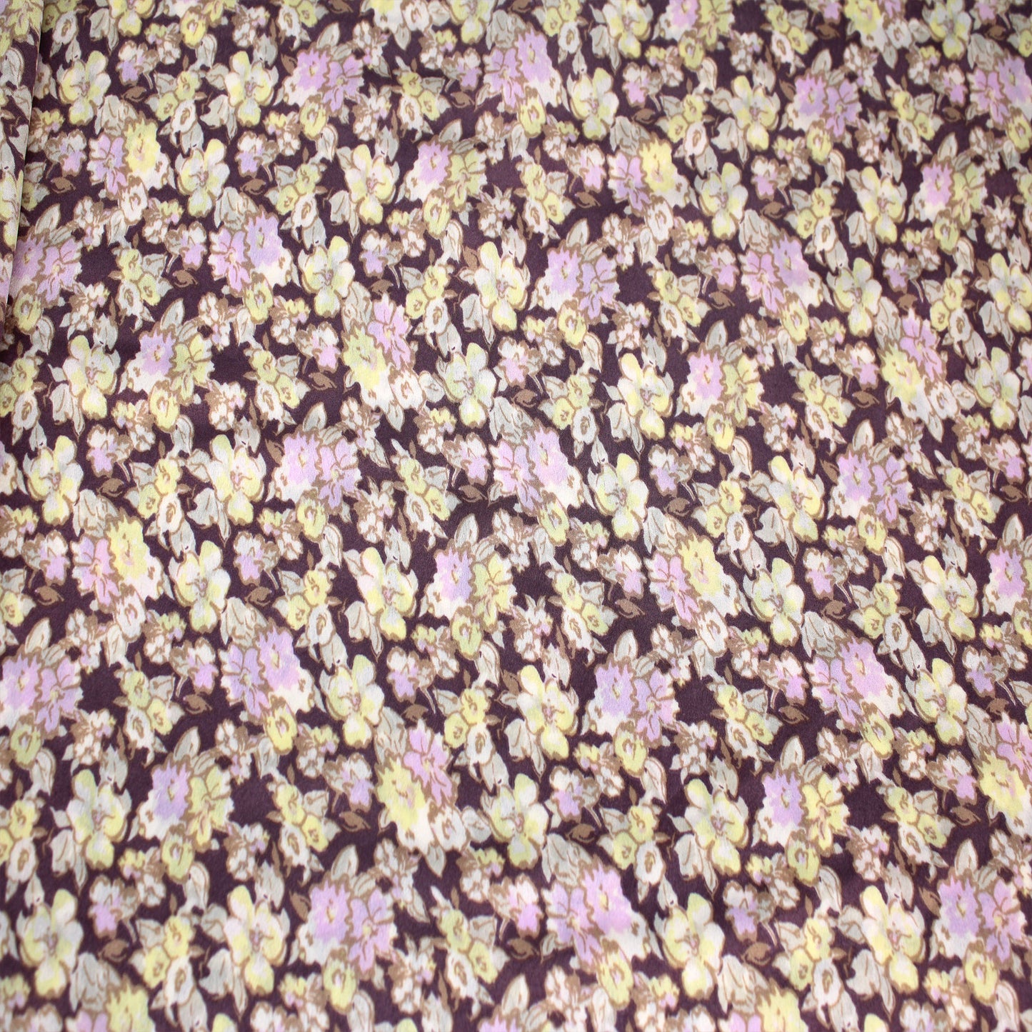 P-1892-456-DUSTY-EGGPLANT-LILAC - PRINTED STRETCH SATIN 100% POLY