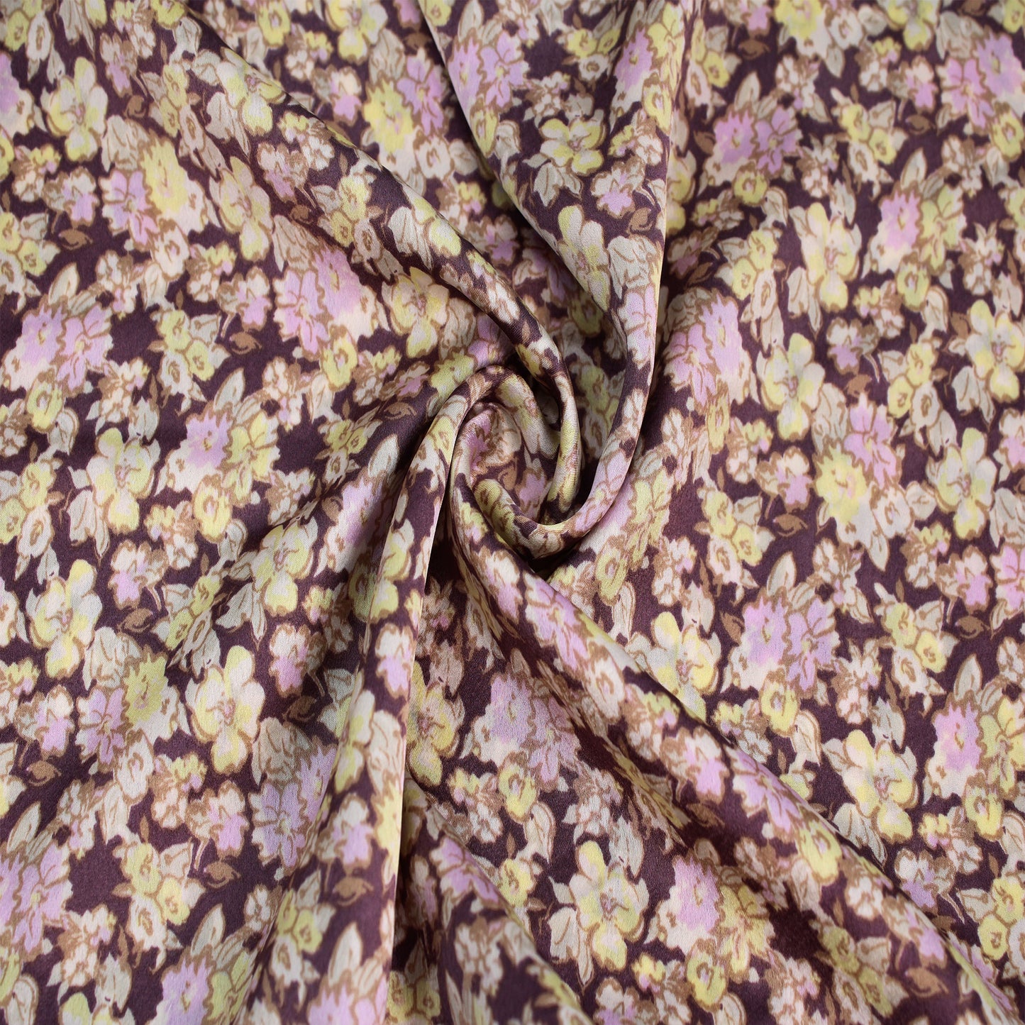 P-1892-456-DUSTY-EGGPLANT-LILAC - PRINTED STRETCH SATIN 100% POLY