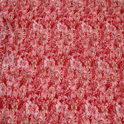 P-1893-453-RED-NEUTRAL - PRINTED POLY POWER MESH 92%POLY 8%SPANDEX