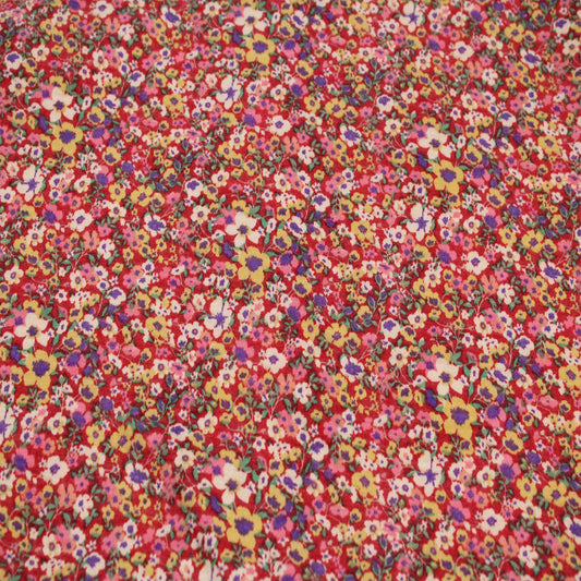 P-1894-400-RED-GOLD - PRINTED PRS 87% POLY 10% RAYON 3% SPANDEX