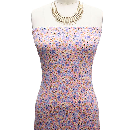 P-1896-668-PINK-PERI - PRINTED DTY 92% POLY 8% SPANDEX DTY DOUBLE SIDED BRUSH