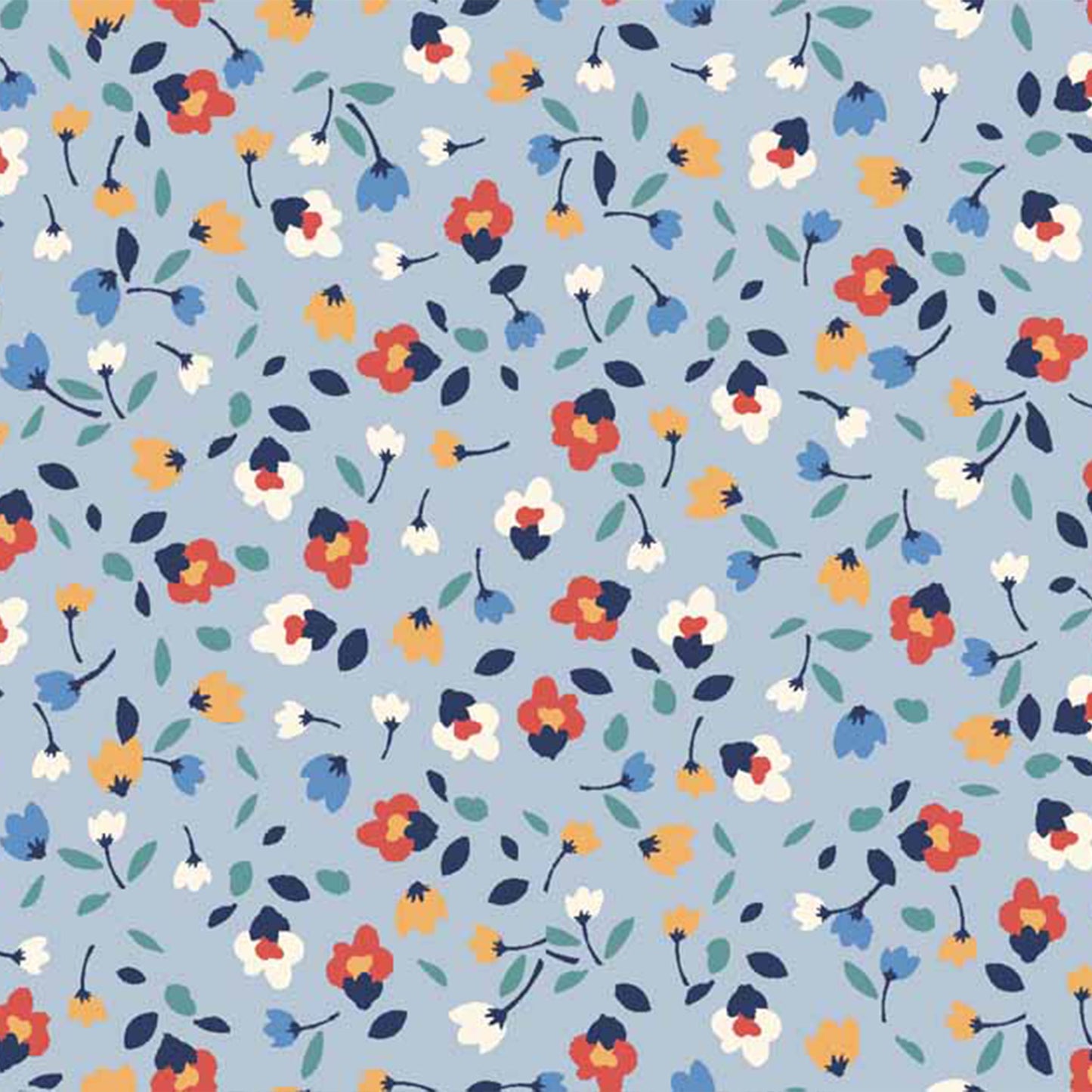 P-1898-453-DUSTY-BLUE-CORAL - PRINTED POLY POWER MESH 92%POLY 8%SPANDEX