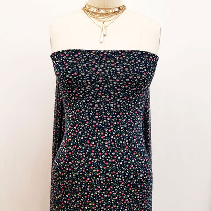 P-1898-453-NAVY-FUCHSIA - PRINTED POLY POWER MESH 92%POLY 8%SPANDEX