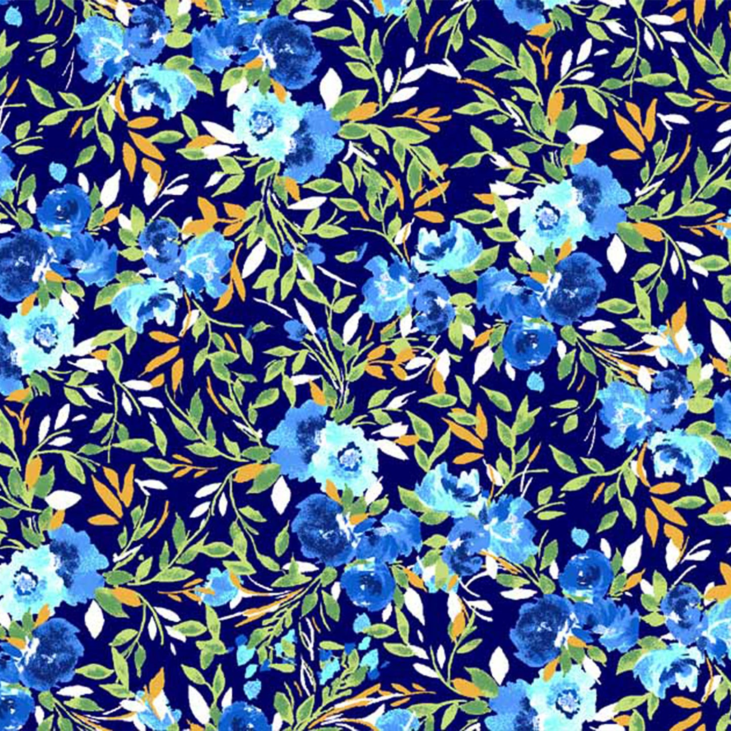 P-1905-453-NAVY-BLUE - PRINTED POLY POWER MESH 92%POLY 8%SPANDEX