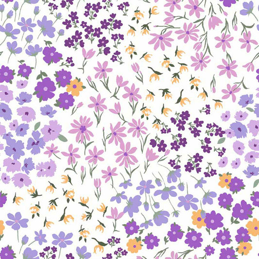 P-1912-453-OFF-WHITE-LAVENDER - PRINTED POLY POWER MESH 92%POLY 8%SPANDEX