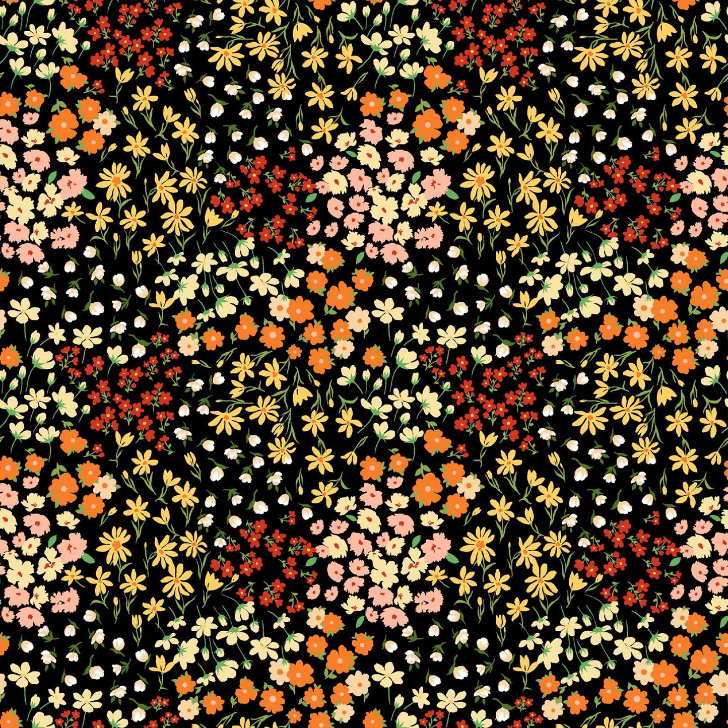 P-1912-698-BLACK-RED - PRINTED RAYON CHALLIS 100% RAYON CHALLIS