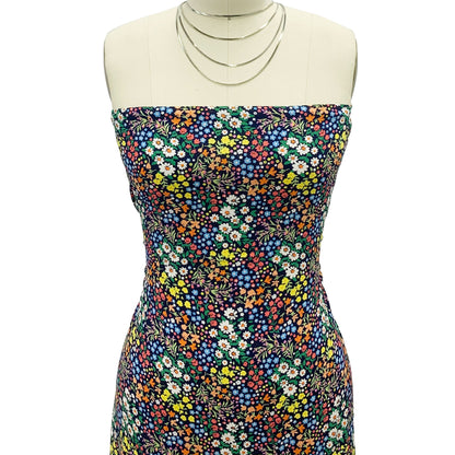 P-1913-636-NAVY-BLUE - PRINTED CREPON 100% RAYON CREPON