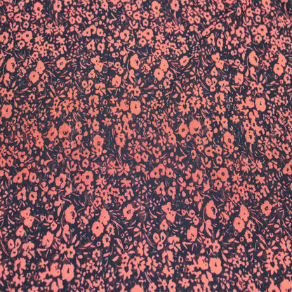 P-1914-453-BLACK-PERSIMMON - PRINTED POLY POWER MESH 92%POLY 8%SPANDEX