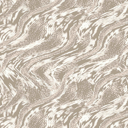 P-1923-453-KHAKI-OATMEAL - PRINTED POLY POWER MESH 92%POLY 8%SPANDEX
