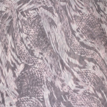 P-1923-453-SILVER-BLUSH - PRINTED POLY POWER MESH 92%POLY 8%SPANDEX