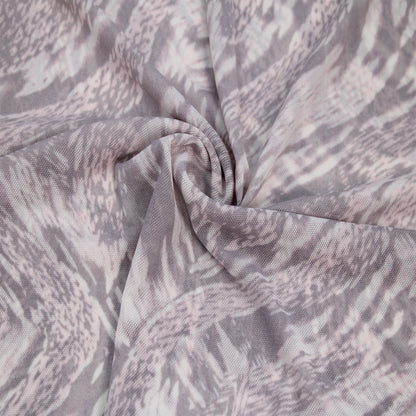 P-1923-453-SILVER-BLUSH - PRINTED POLY POWER MESH 92%POLY 8%SPANDEX