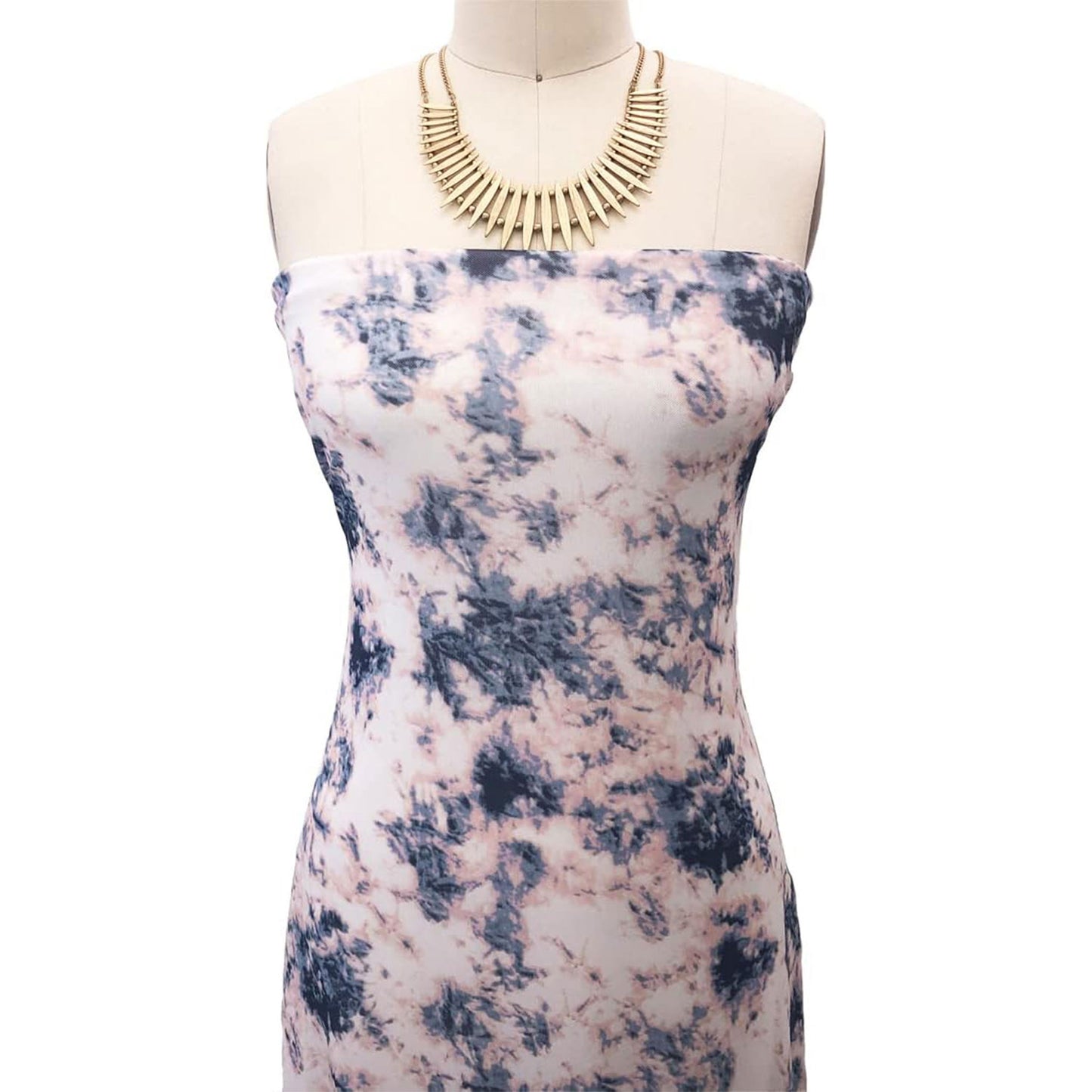 P-1924-453-OFF-WHITE-BLUSH - PRINTED POLY POWER MESH 92%POLY 8%SPANDEX
