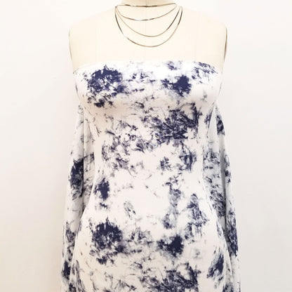 P-1924-698-OFF-WHITE-GREY- PRINTED RAYON CHALLIS 100% RAYON CHALLIS