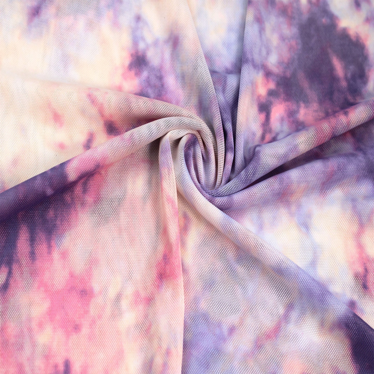 P-1928-453-DUSTY-LILAC-PINK - PRINTED POLY POWER MESH 92%POLY 8%SPANDEX