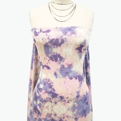 P-1928-636-DUSTY-LILAC-PINK PRINTED CREPON 100% RAYON CREPON