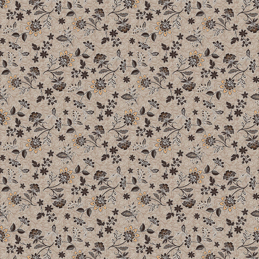 P-1946-636-LATTE-MANGO PRINTED CREPON 100% RAYON CREPON