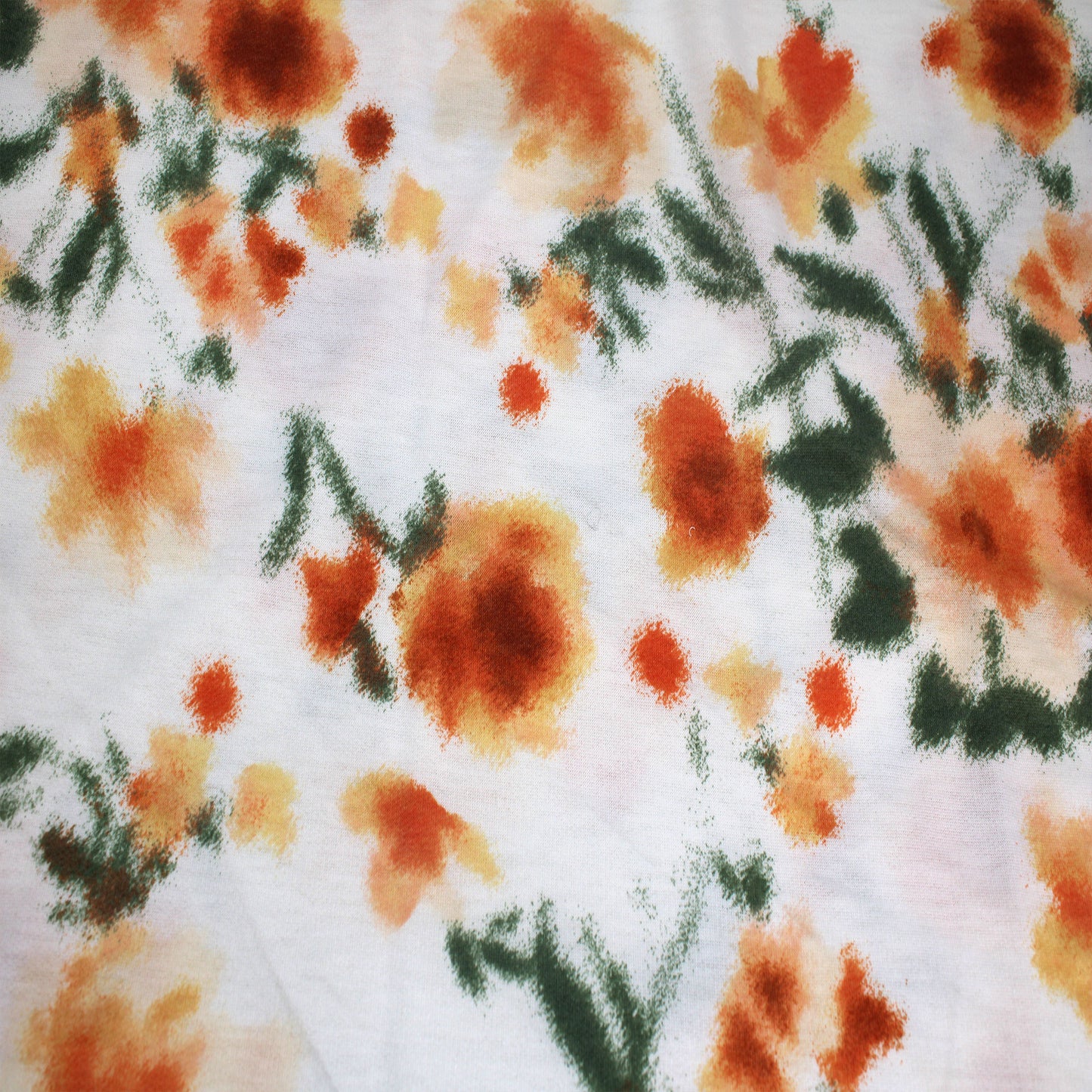 P-1948-506-OFF-WHITE-PERSIMMON - PRINTED FRENCH TERRY 63%POLY  33%RAYON  4% SPANDEX