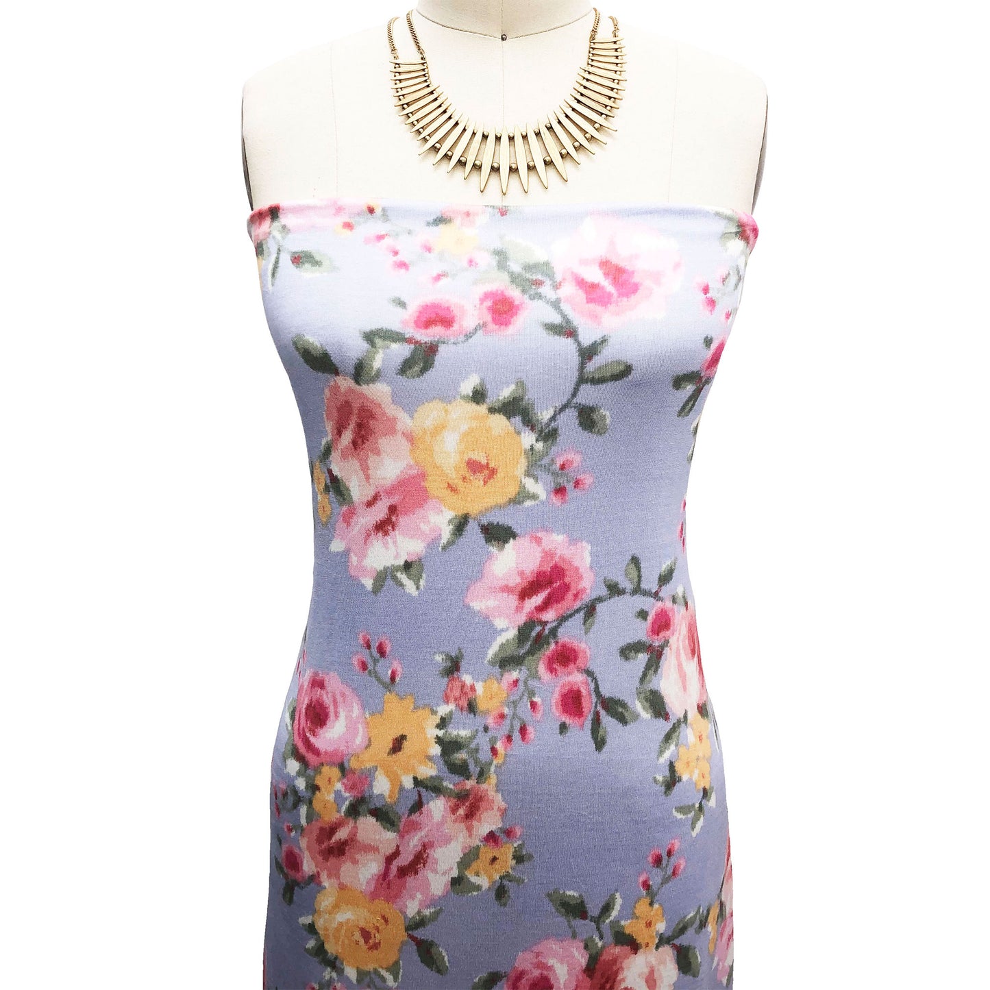 P-1950-HVY-RSJ-LT-BLUE-MELLOW-YELLOW - PRINT RSJ 95% RAYON 5% SPANDEX JERSEY