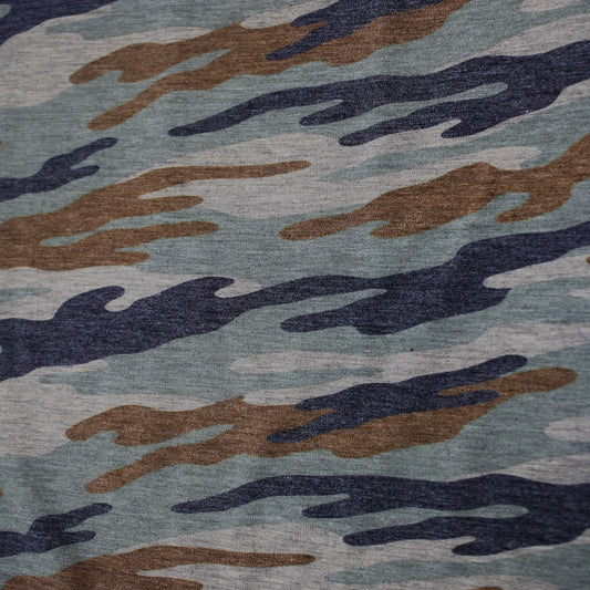 P-197-400-ARMY-GREEN-BROWN - PRINTED PRS 87% POLY 10% RAYON 3% SPANDEX