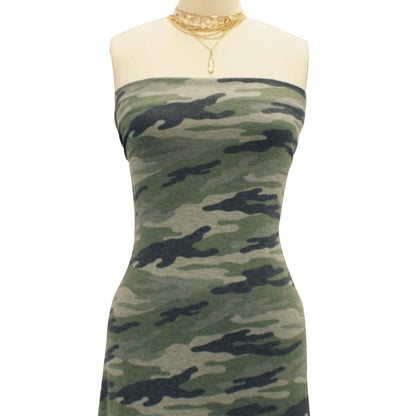 P-197-506-ARMY-GREEN-GREY-PRINTED FRENCH TERRY 63%POLY  33%RAYON  4% SPANDEX