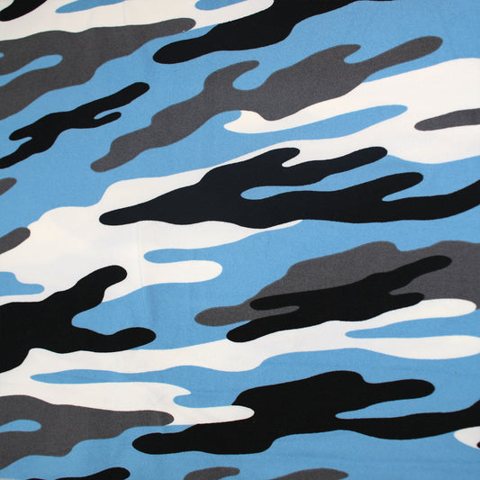 P-197-668-BABY-BLUE-GREY - PRINTED DTY 92% POLY 8% SPANDEX DTY DOUBLE SIDED BRUSH