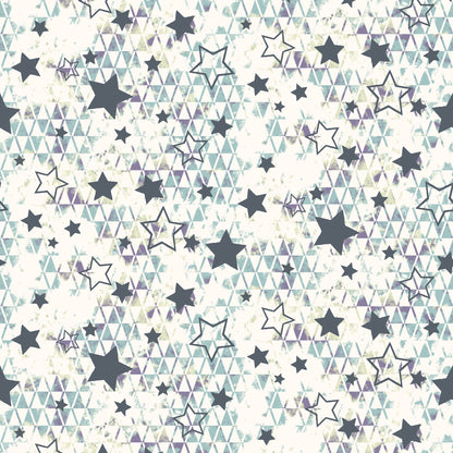 P-2099-13243-HC-IVORY-AQUA - PRINTED HACCI 87% POLY 10% RAYON 3% SPANDEX NON BRUSH