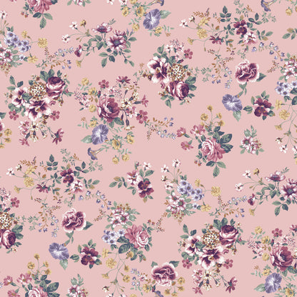 P-2115-506-BLUSH-BERRY - PRINTED FRENCH TERRY 63%POLY  33%RAYON  4% SPANDEX