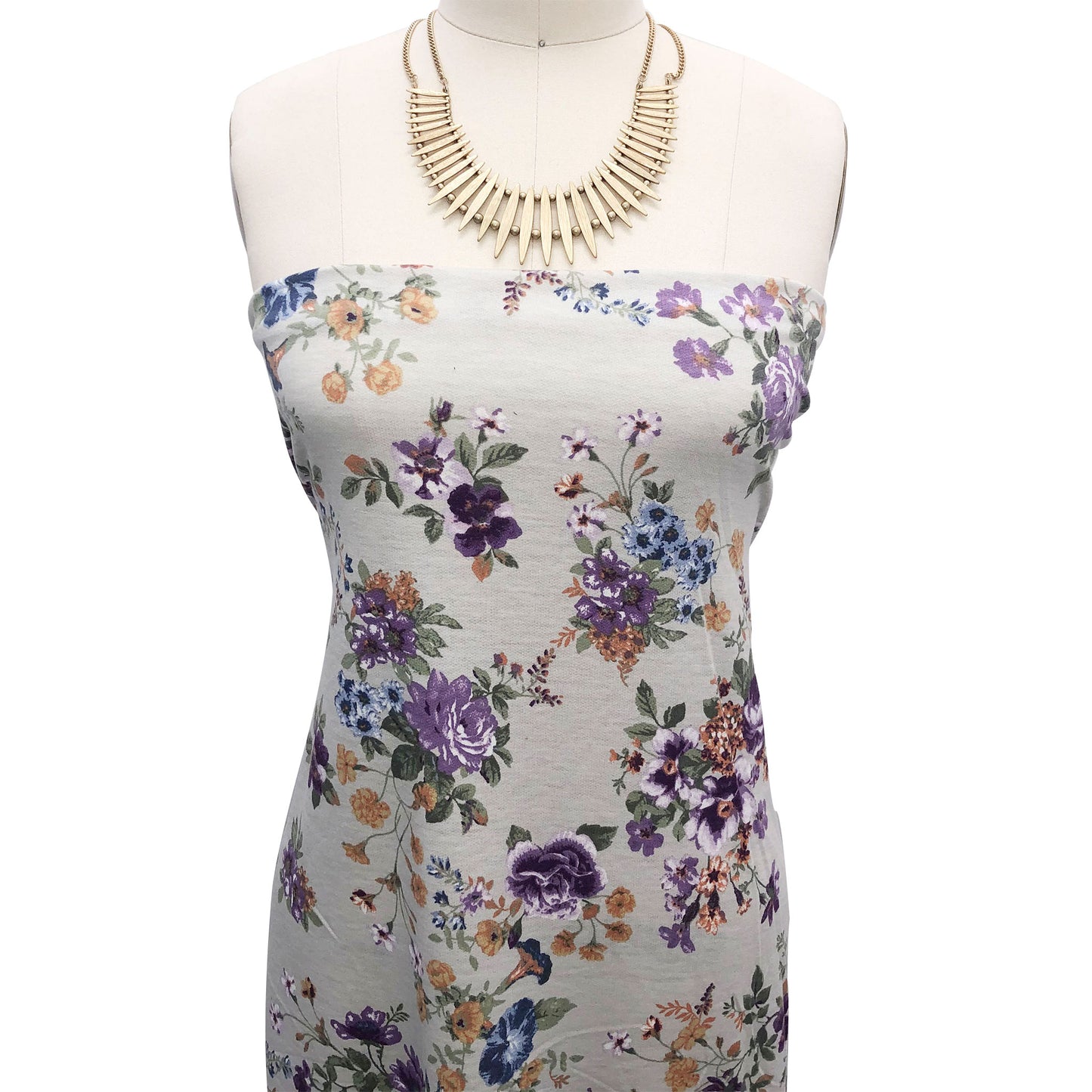 P-2115-506-SILVERSTONE-VIOLET - PRINTED FRENCH TERRY 63%POLY  33%RAYON  4% SPANDEX