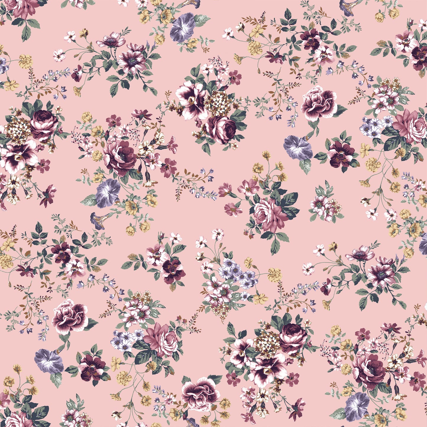 P-2115-668-BLUSH-BERRY - PRINTED DTY 92% POLY 8% SPANDEX DTY DOUBLE SIDED BRUSH