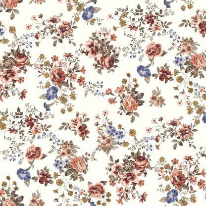 P-2115-668-OFF-WHITE-ORANGE-CARAMEL - PRINTED DTY 92% POLY 8% SPANDEX DTY DOUBLE SIDED BRUSH