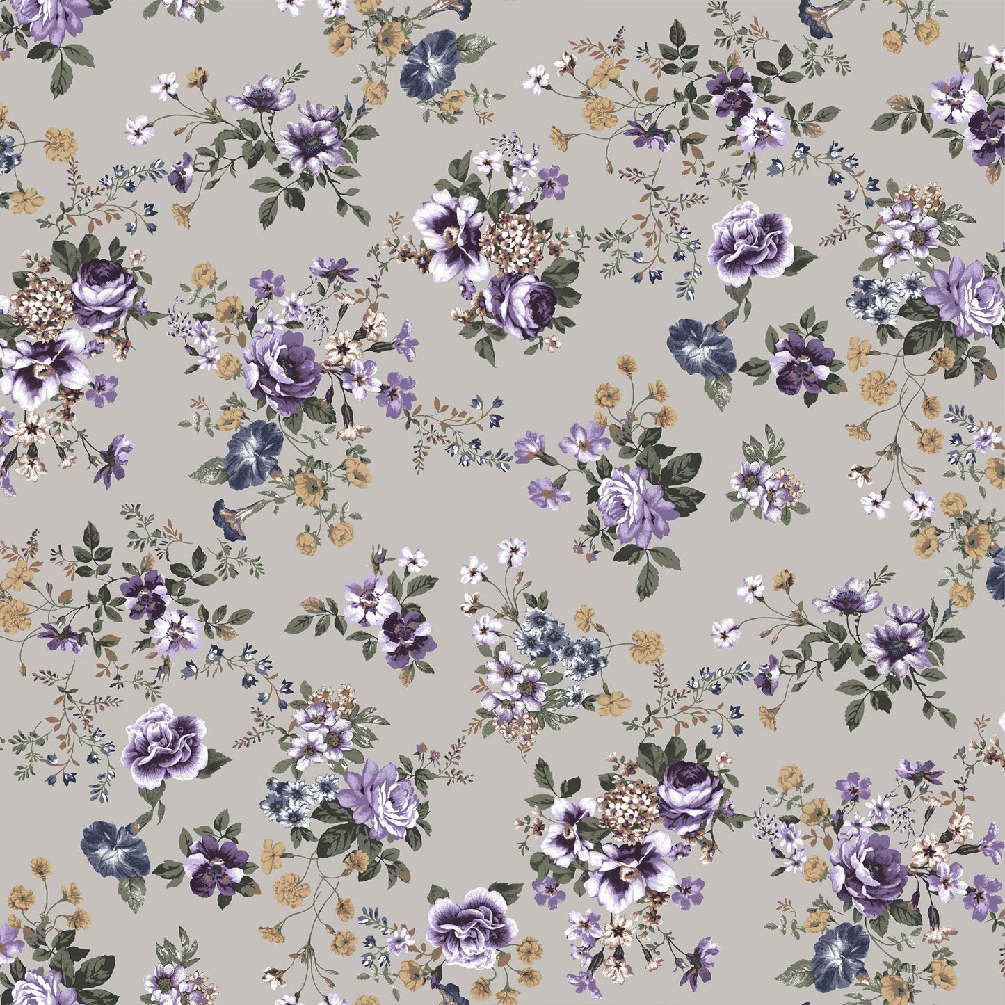 P-2115-668-SILVERSTONE-VIOLET - PRINTED DTY 92% POLY 8% SPANDEX DTY DOUBLE SIDED BRUSH