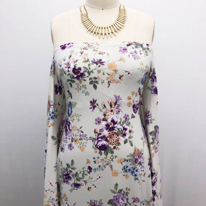 P-2115-668-SILVERSTONE-VIOLET - PRINTED DTY 92% POLY 8% SPANDEX DTY DOUBLE SIDED BRUSH