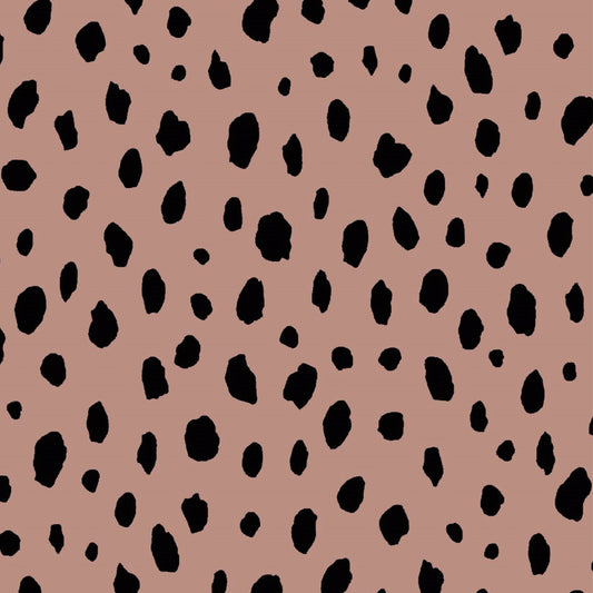 P-2127-754-ASH-ROSE-BLACK - PRINTED POLY MOROCCAN 100% POLY