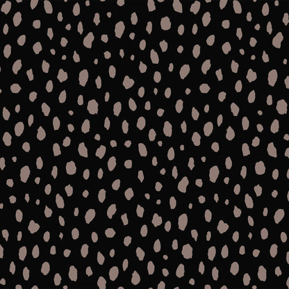 P-2127-754-BLACK-MOCHA - PRINTED POLY MOROCCAN 100% POLY