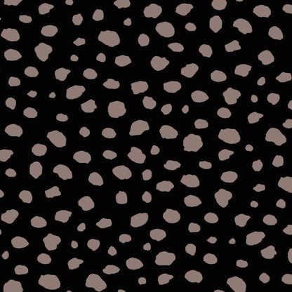 P-2127-754-BLACK-TAUPE - PRINTED POLY MOROCCAN 100% POLY