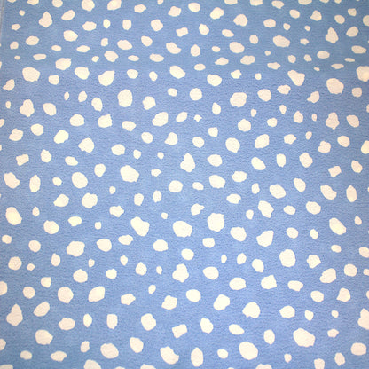 P-2127-754-SKY-BLUE-OFF-WHITE - PRINTED POLY MOROCCAN 100% POLY
