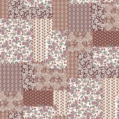 P-2160-636-ROSE-GOLD-BLUSH - PRINTED CREPON 100% RAYON CREPON