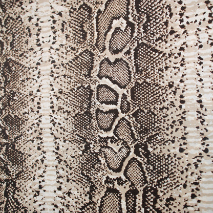 P-2263-701-TAN-BROWN - PRINTED BUBBLE SATIN 100% POLYESTER