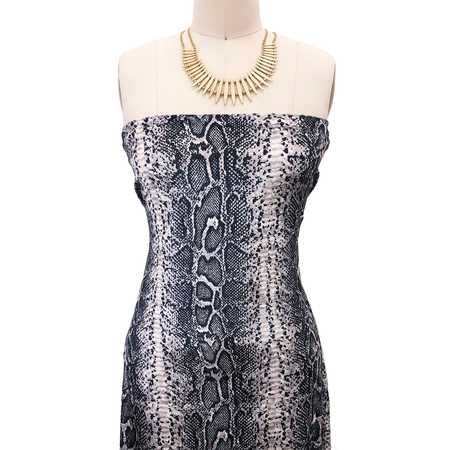 P-2263-713-ECRU-GREY - PRINTED ICE VELVET 95% POLY 5% SPANDEX