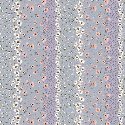 P-2399-504-DUSTY-BLUE-BLUSH - PRINTED WOOL DOBBY 100% POLYESTER
