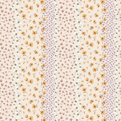 P-2399-504-PEARL-MANGO - PRINTED WOOL DOBBY 100% POLYESTER