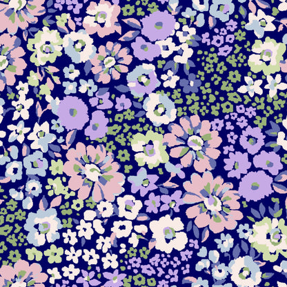 P-2401-754-INK-LILAC-PINK - PRINTED POLY MOROCCAN 100% POLY