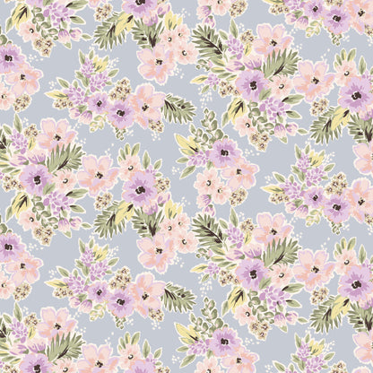 P-2402-668-GRAYISH-BLUE-LILAC - PRINTED DTY 92% POLY 8% SPANDEX DTY DOUBLE SIDED BRUSH