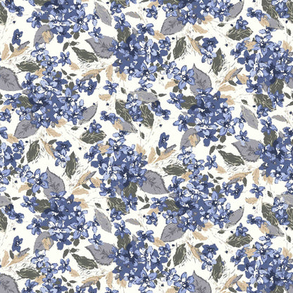 P-2415-636-OFF-WHITE-BLUE - PRINTED CREPON 100% RAYON CREPON