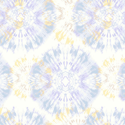 P-2420-680-OFF-WHITE-BLUE - PRINTES CREPE 2 TONE 60% RAYON 40% POLY