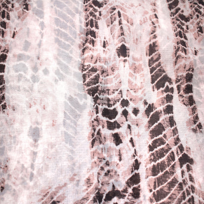 P-2445-500-BIRCH-CHESTNUT - PRINTED 100% POLYESTER HI MULTI CHIFFON